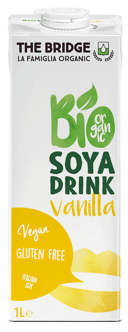 NAP&Oacute;J SOJOWY O SMAKU WANILIOWYM BEZGLUTENOWY BIO 1 L - THE BRIDGE