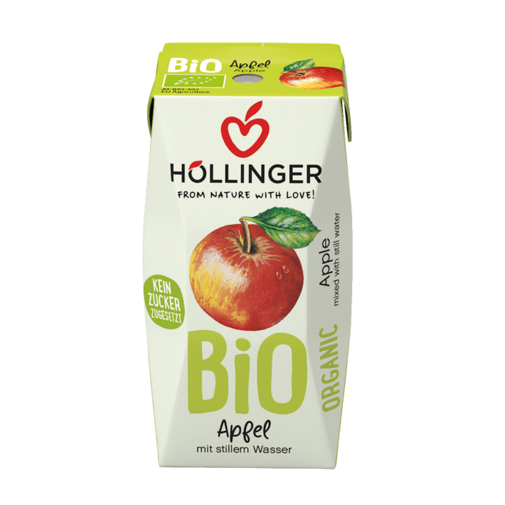 NEKTAR JABŁKOWY BEZ DODATKU CUKRÓW BIO 200 ml - HOLLINGER