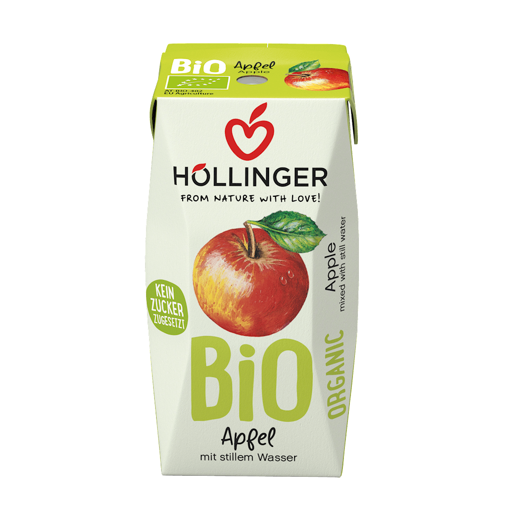 NEKTAR JABŁKOWY BEZ DODATKU CUKR&Oacute;W BIO 200 ml - HOLLINGER