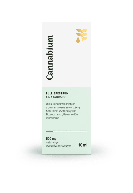 OLEJ Z KONOPI STANDARD 5 % 10 ml - CANNABIUM