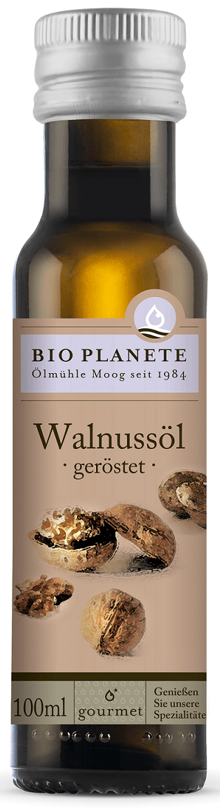 OLEJ Z ORZECH&Oacute;W WŁOSKICH (Z PRAŻONYCH ORZECH&Oacute;W) BIO 100 ml - BIO PLANETE