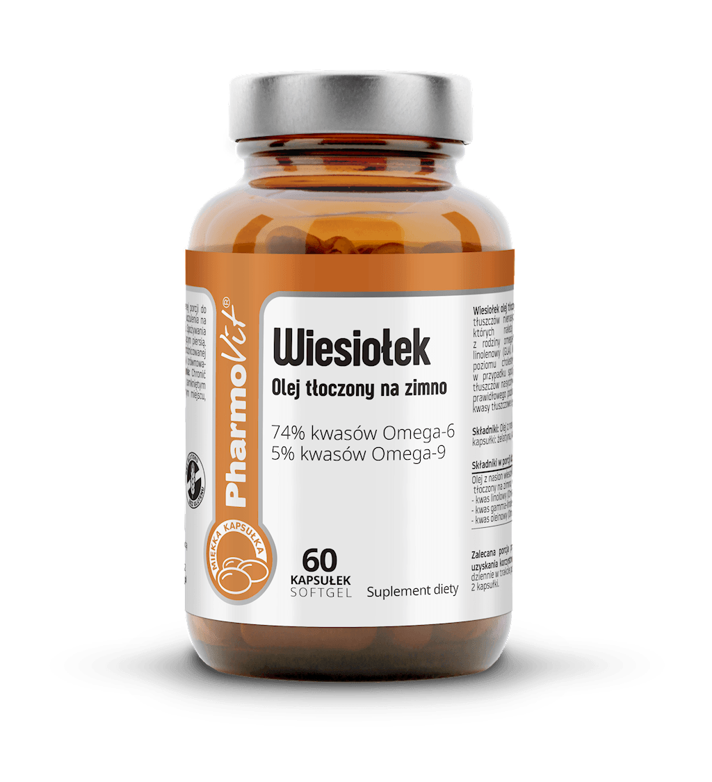 OLEJ Z WIESIOŁKA (1000 mg) BEZGLUTENOWY 60 KAPSUŁEK - PHARMOVIT (CLEAN LABEL)