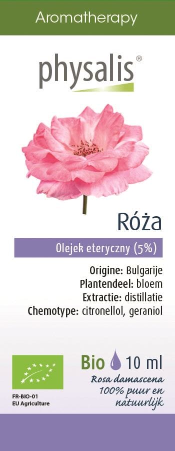 OLEJEK ETERYCZNY R&Oacute;ŻA BIO 10 ml - PHYSALIS