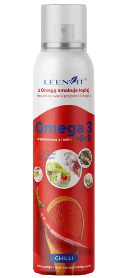 OMEGA 3-6-9 O SMAKU CHILI W SPRAYU 150 ml - LEENVIT