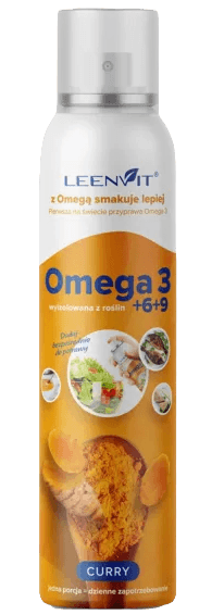 OMEGA 3-6-9 O SMAKU CURRY W SPRAYU 150 ml - LEENVIT