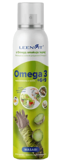 OMEGA 3-6-9 O SMAKU WASABI W SPRAYU 150 ml - LEENVIT