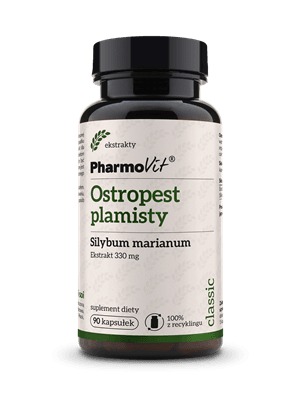 OSTROPEST PLAMISTY (330 mg) BEZGLUTENOWY 90 KAPSUŁEK - PHARMOVIT (CLASSIC)
