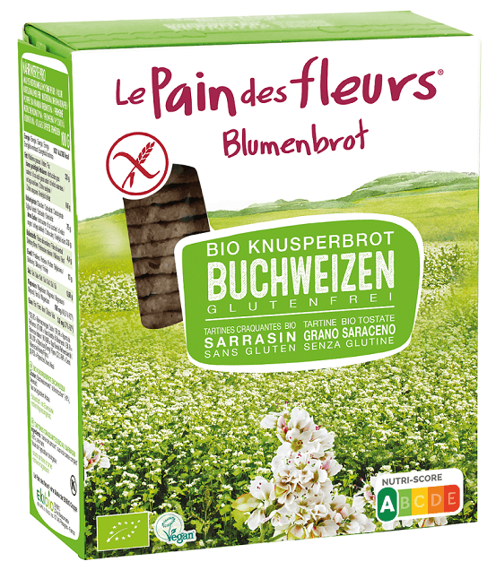 PIECZYWO CHRUPKIE PROTEINOWE GRYCZANE BEZGLUTENOWE BIO 150 g - LE PAIN DES FLEURS
