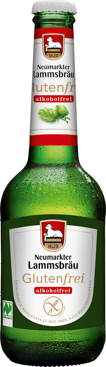 PIWO BEZGLUTENOWE BEZALKOHOLOWE BIO 330 ml - NEUMARKTER LAMMSBRAU