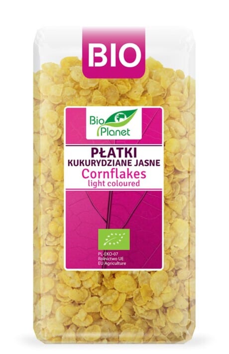 PŁATKI KUKURYDZIANE JASNE BIO 250 g - BIO PLANET
