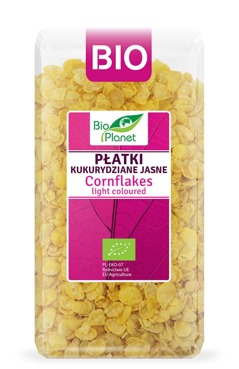 PŁATKI KUKURYDZIANE JASNE BIO 250 g - BIO PLANET