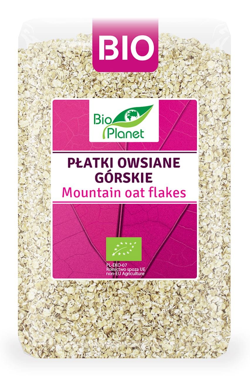 PŁATKI OWSIANE G&Oacute;RSKIE BIO 1 kg - BIO PLANET