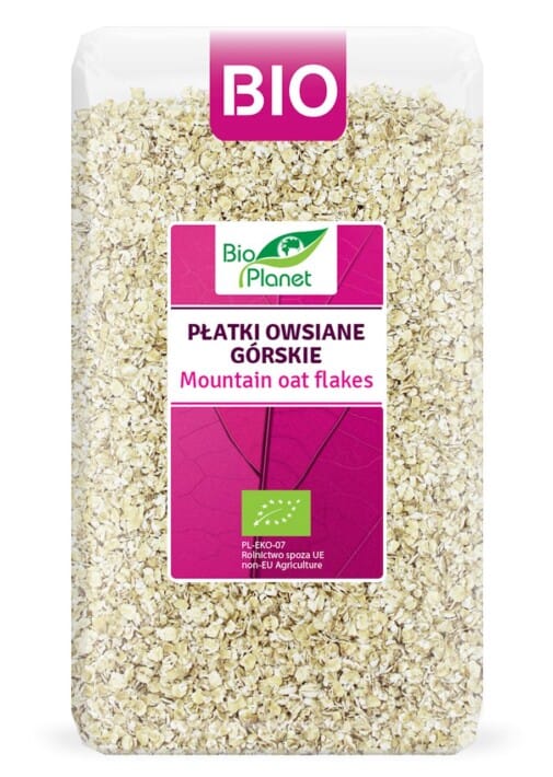 PŁATKI OWSIANE GÓRSKIE BIO 600 g - BIO PLANET