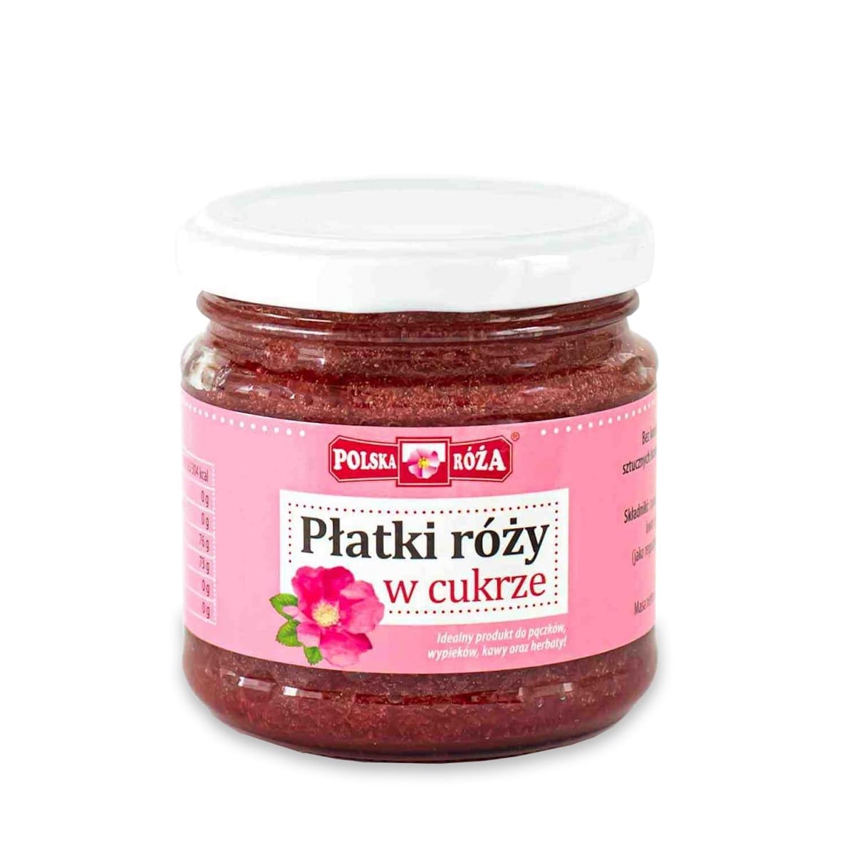 PŁATKI R&Oacute;ŻY W CUKRZE 220 g - POLSKA R&Oacute;ŻA