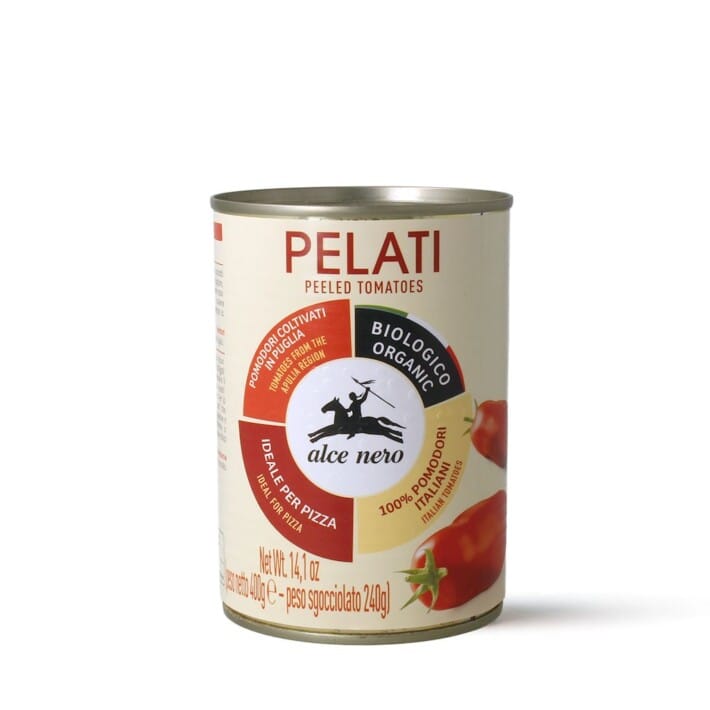 POMIDORY PELATI BEZ SKÓRY BIO 400 g - ALCE NERO