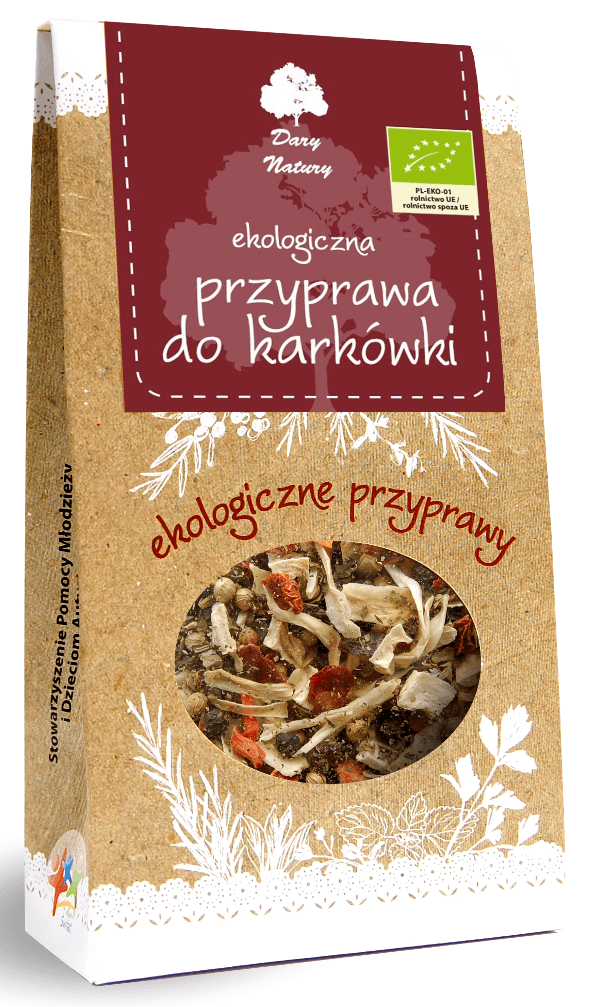 PRZYPRAWA DO KARK&Oacute;WKI BIO 40 g - DARY NATURY