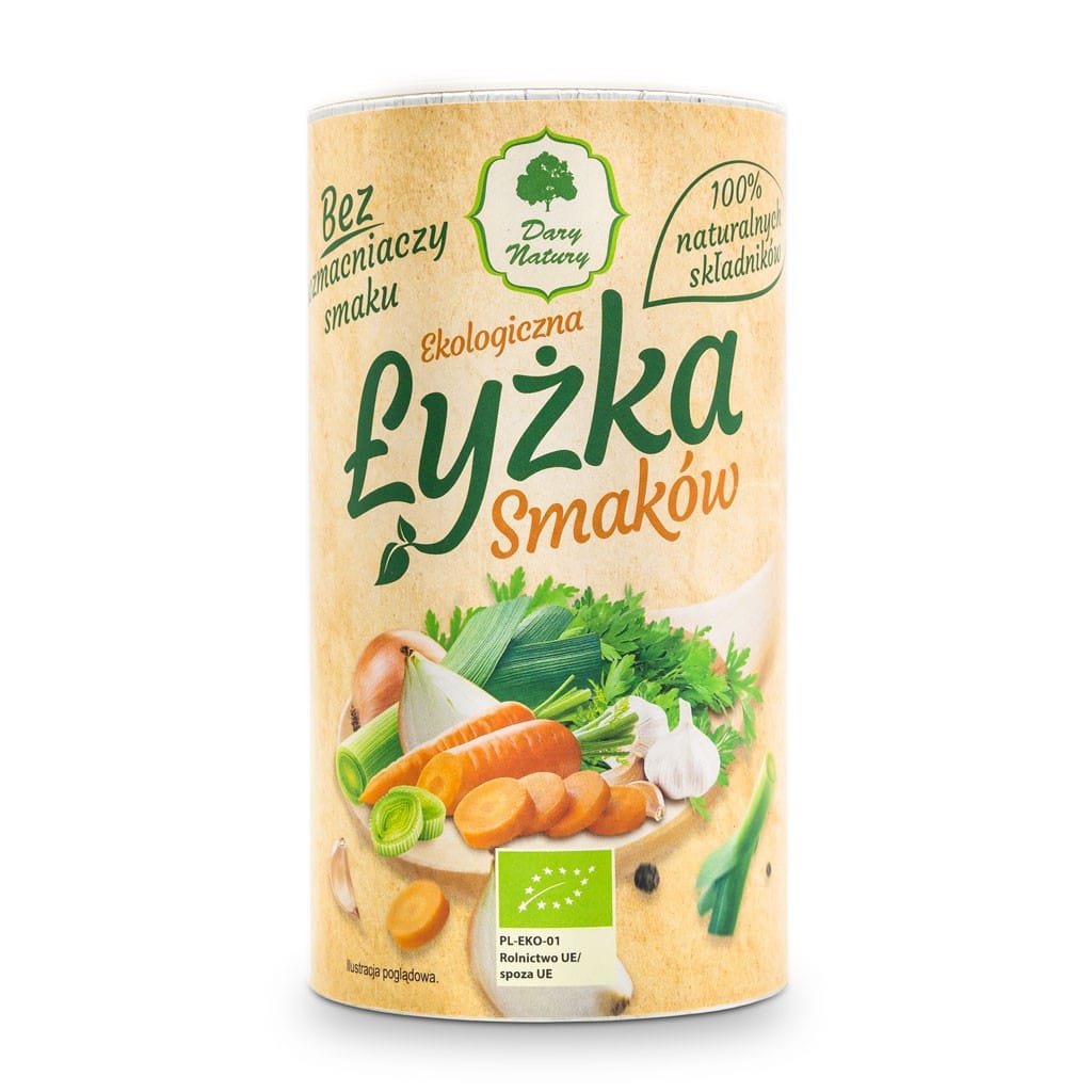 PRZYPRAWA ŁYŻKA SMAK&Oacute;W BIO 150 g - DARY NATURY