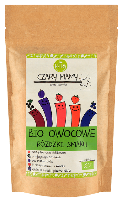 R&Oacute;ŻDŻKI SMAKU OWOCOWE (LIOFILIZOWANE OWOCE) BIO (10 x 2 g) 20 g - HELPA