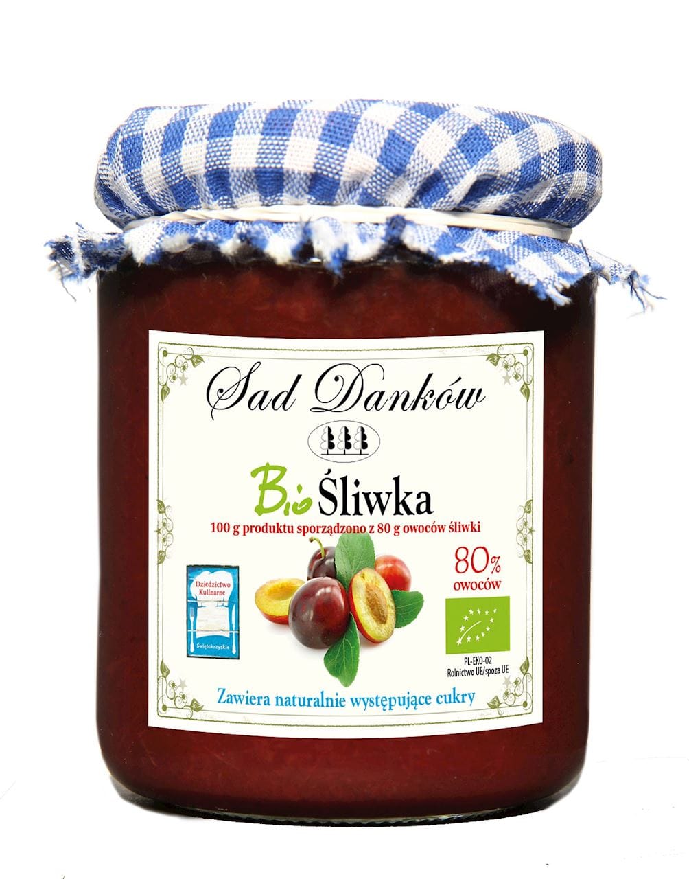 ŚLIWKA 80 % BIO 260 g - SAD DANK&Oacute;W