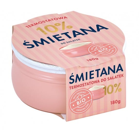 ŚMIETANA TERMOSTATOWA 10 % BIO 180 g - Y&Ouml;MLEKO