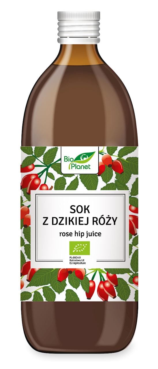 SOK Z DZIKIEJ R&Oacute;ŻY BIO 500 ml - BIO PLANET