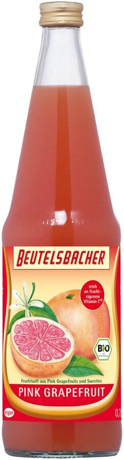 SOK Z R&Oacute;ŻOWYCH GREJPFRUT&Oacute;W BIO 700 ml - BEUTELSBACHER