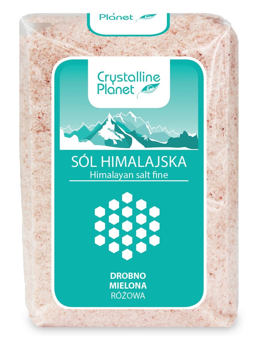 S&Oacute;L HIMALAJSKA R&Oacute;ŻOWA DROBNO MIELONA 600 g - CRYSTALLINE PLANET