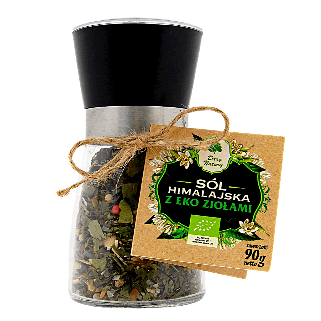S&Oacute;L HIMALAJSKA W MŁYNKU Z BIO ZIOŁAMI 90 g - DARY NATURY