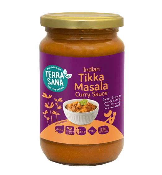 SOS CURRY INDIAN TIKKA MASALA BEZGLUTENOWY BIO 350 g - TERRASANA