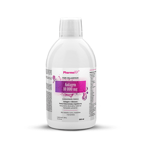 SUPLEMENT DIETY KOLAGEN W PŁYNIE BEZGLUTENOWY 500 ml - PHARMOVIT