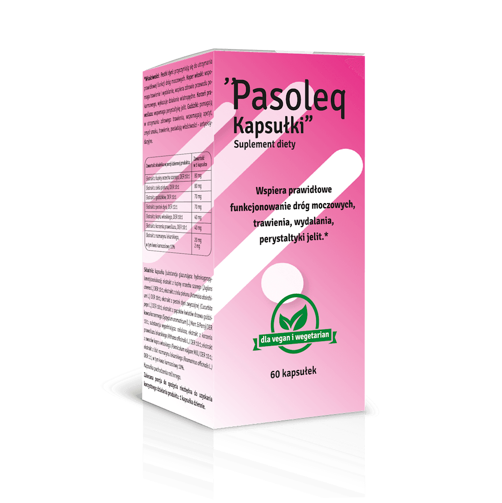 SUPLEMENT DIETY OCZYSZCZANIE 60 KAPSUŁEK - PASOLEQ