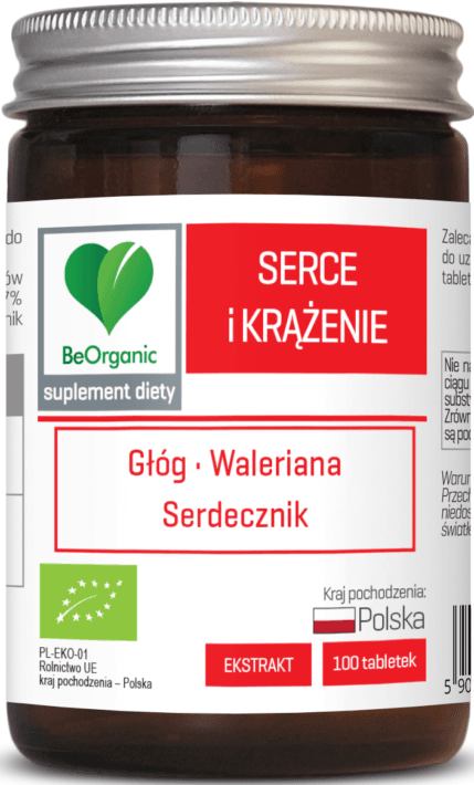 TABLETKI WSPOMAGAJĄCE SERCE I KRĄŻENIE (GŁÓG