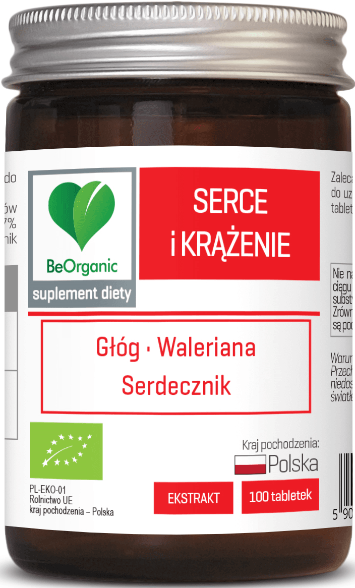 TABLETKI WSPOMAGAJĄCE SERCE I KRĄŻENIE (GŁ&Oacute;G