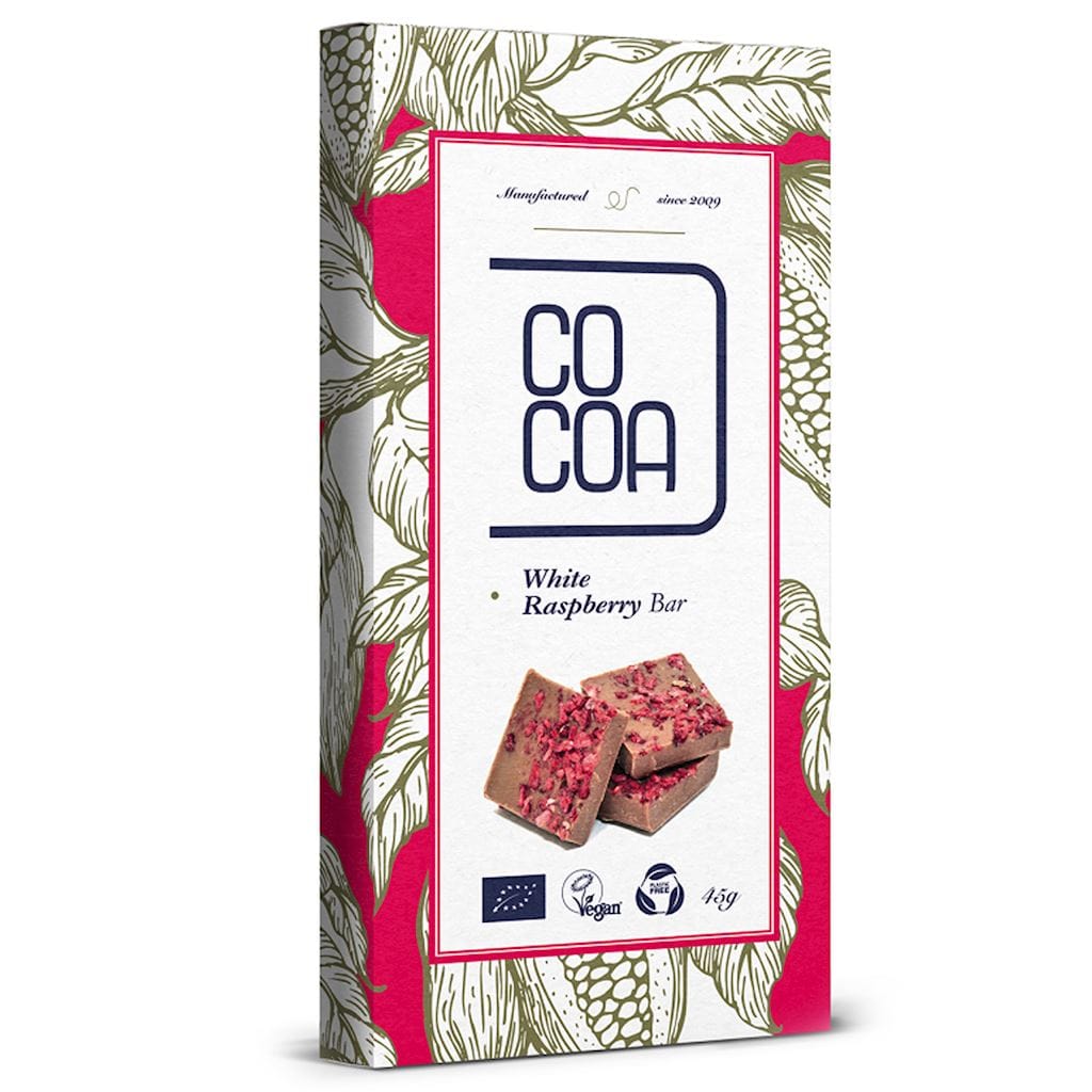 TABLICZKA MALINOWA BIO 45 g - COCOA