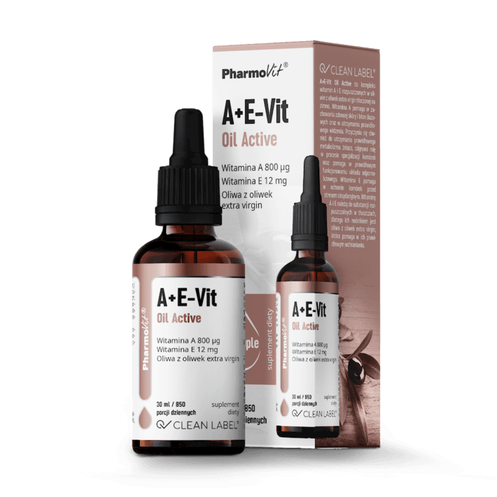 WITAMINA A + E W KROPLACH BEZGLUTENOWE 30 ml - PHARMOVIT (CLEAN LABEL)