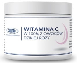 WITAMINA C Z DZIKIEJ R&Oacute;ŻY W PROSZKU (1000 mg) 300 g - JANTAR