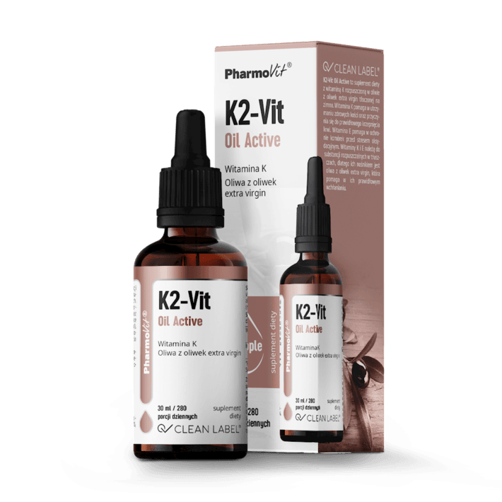 WITAMINA K2 W KROPLACH (75 µg) BEZGLUTENOWA 30 ml - PHARMOVIT (CLEAN LABEL)