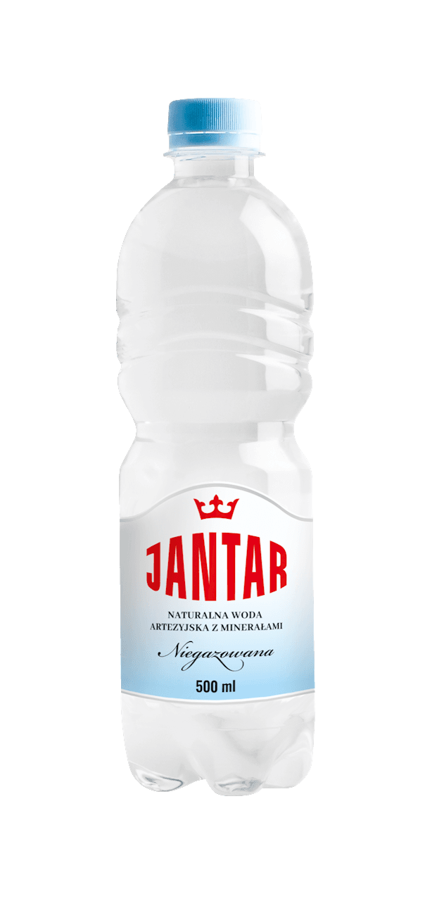 WODA ŹR&Oacute;DLANA ŚREDNIOZMINERALIZOWANA NIEGAZOWANA 500 ml - JANTAR
