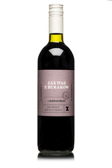 ZAKWAS Z BURAKÓW Z NUKLEOTYDAMI 700 ml - DELIKATNA (ZAKWASOWNIA)