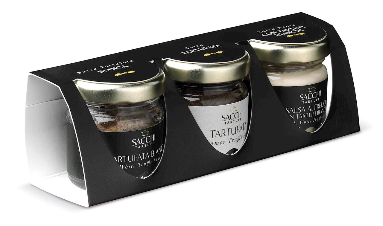 ZESTAW SOS&Oacute;W Z TRUFLĄ (3 x 30 g) 90 g - SACCHI TARTUFI