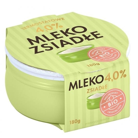ZSIADŁE MLEKO TERMOSTATOWE 4 % BIO 180 g - Y&Ouml;MLEKO